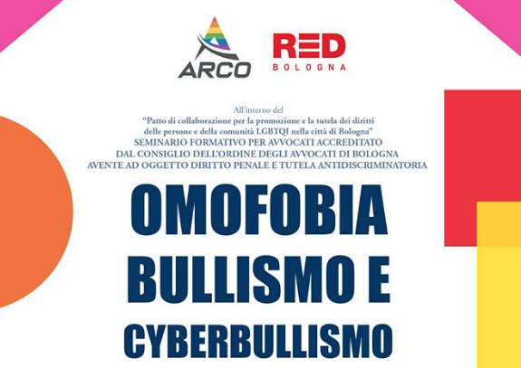 Omofobia e cyberbullismo, se ne parla il prossimo 14 giugno a Bologna